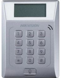 DS-K1T802M - vstupný IP terminál s klávesnicou, čítačkou kariet a LCD displejom
